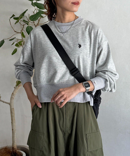 【U.S. POLO ASSN.】短款衛衣