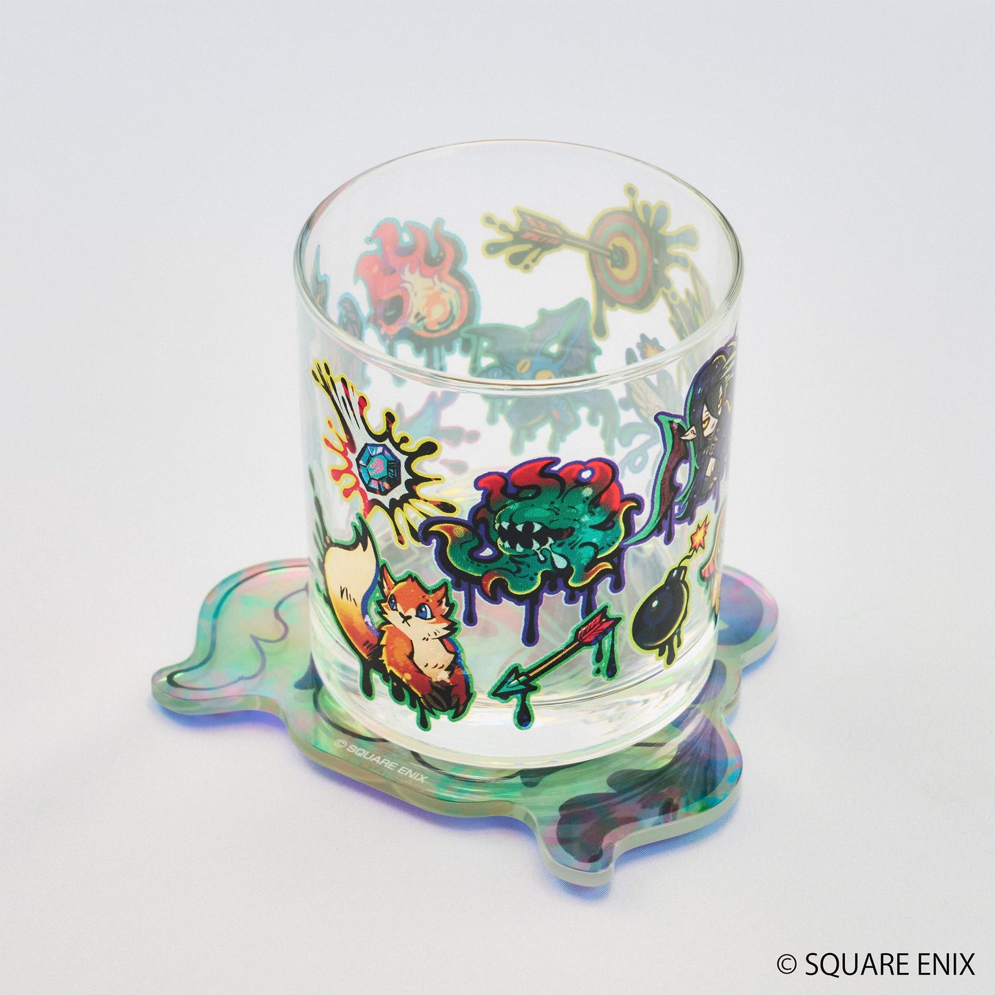 最終幻想XIV 玻璃杯&杯墊套裝 糖果暴動
