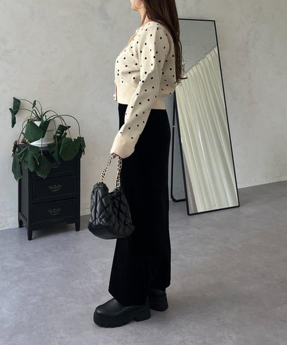 彈力天鵝絨直筒裙