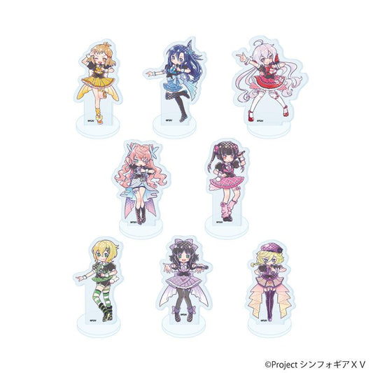 《戰姬絕唱Symphogear》XV 亞克力迷你立牌15/全套（共8種）（GraffArt插畫）【全套/8個裝】