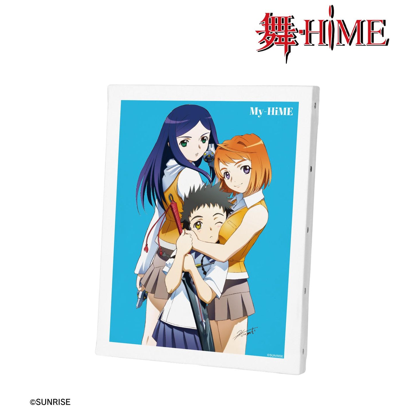 舞-HiME 鶇羽舞衣&玖我夏樹&美袋命 ver.A F0號畫布板