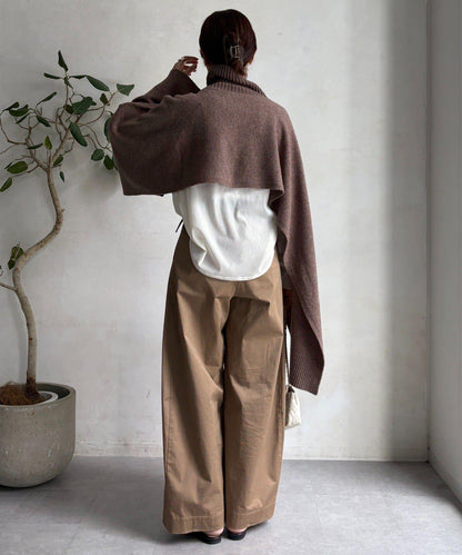 【DouDou】多功能針織披肩