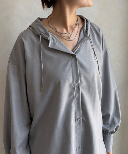 法蘭絨連帽襯衫