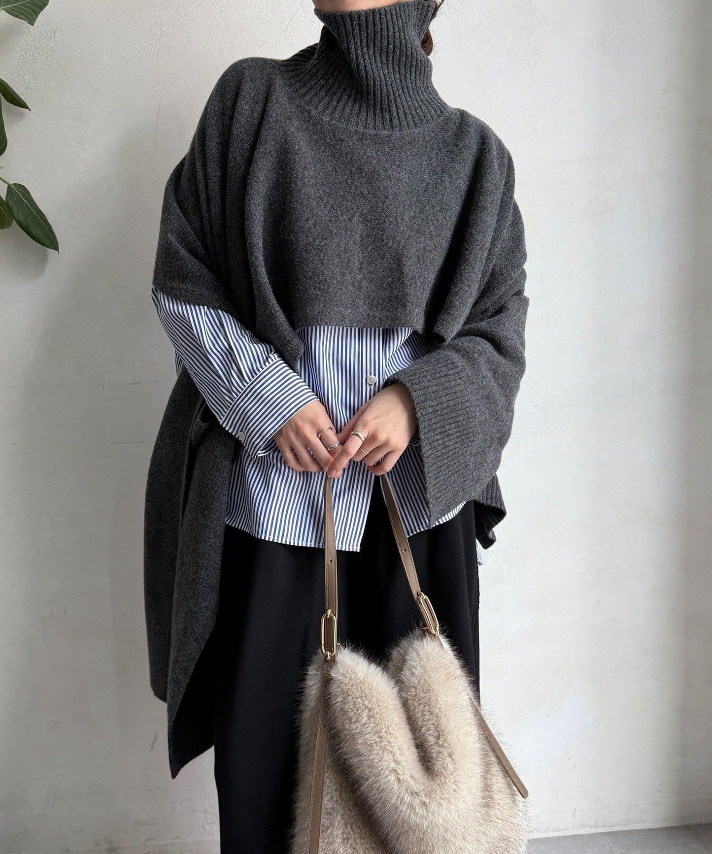 【DouDou】多功能針織披肩