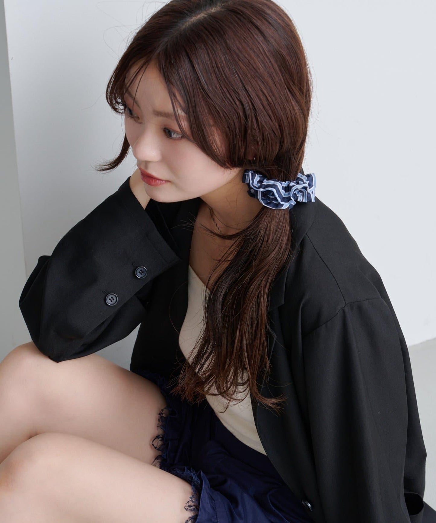 【Kastane】【fiw.】條紋迷你髮圈套裝