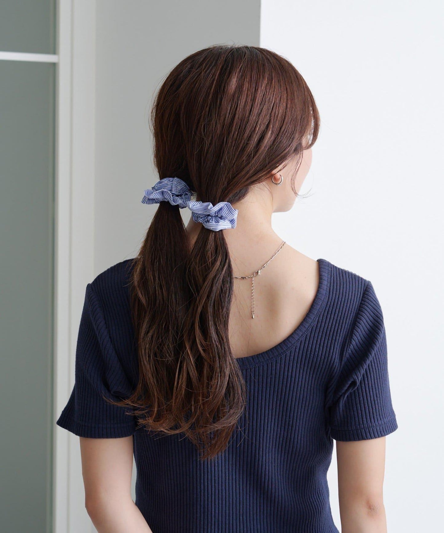 【Kastane】【fiw.】條紋迷你髮圈套裝