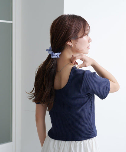 【Kastane】【fiw.】條紋迷你髮圈套裝