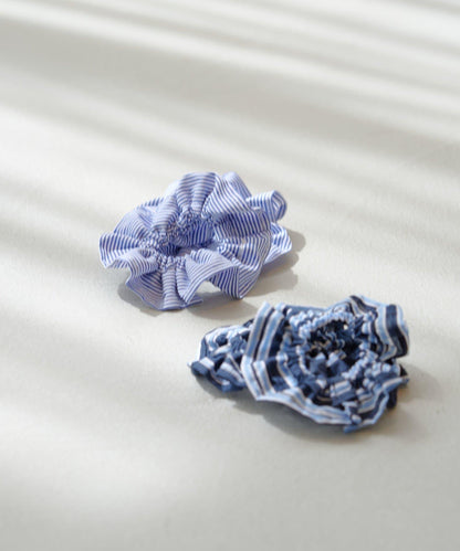 【Kastane】【fiw.】條紋迷你髮圈套裝