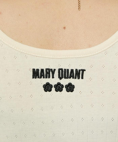 單點刺繡 2WAY 羅紋長袖T恤