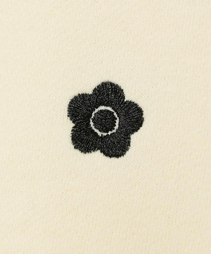 簡約標誌刺繡加絨衛衣