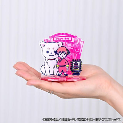 《銀魂》_ビィズニィズ 亞克力立牌（神樂與定春）