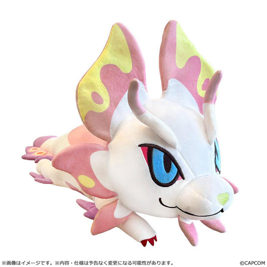 《怪物獵人物語》_Mon de fo 柔軟抱枕毛絨玩具 瀧流龍