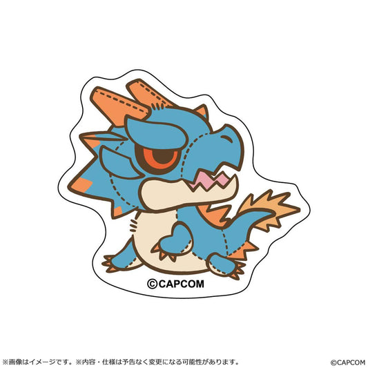 《怪物獵人物語》_Q版異形剪裁貼紙 雷狼龍
