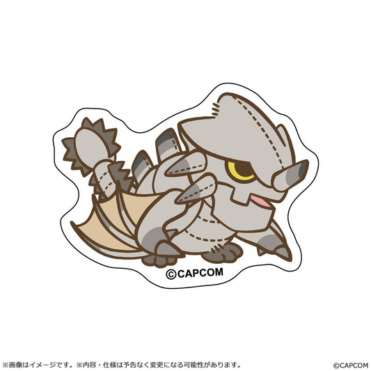 《怪物獵人物語》_Q版造型異形剪裁貼紙 鈴鐺龍