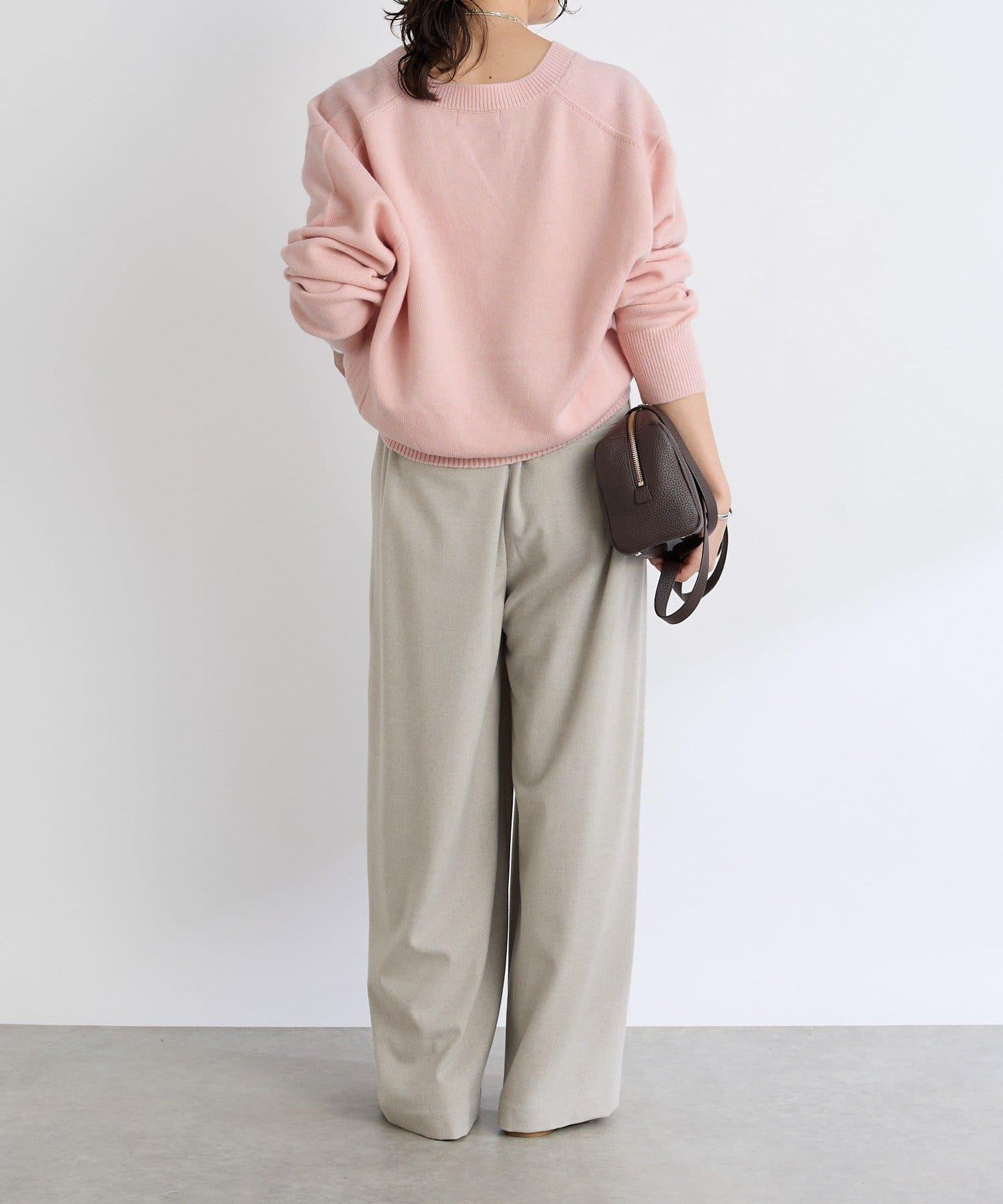 【顯瘦款】保暖打褶寬腿西裝褲/預計10月下旬發貨