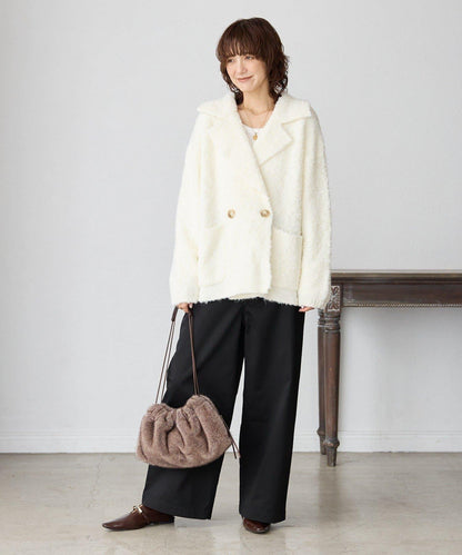 仿羊羔絨開衫/預計10月下旬發貨