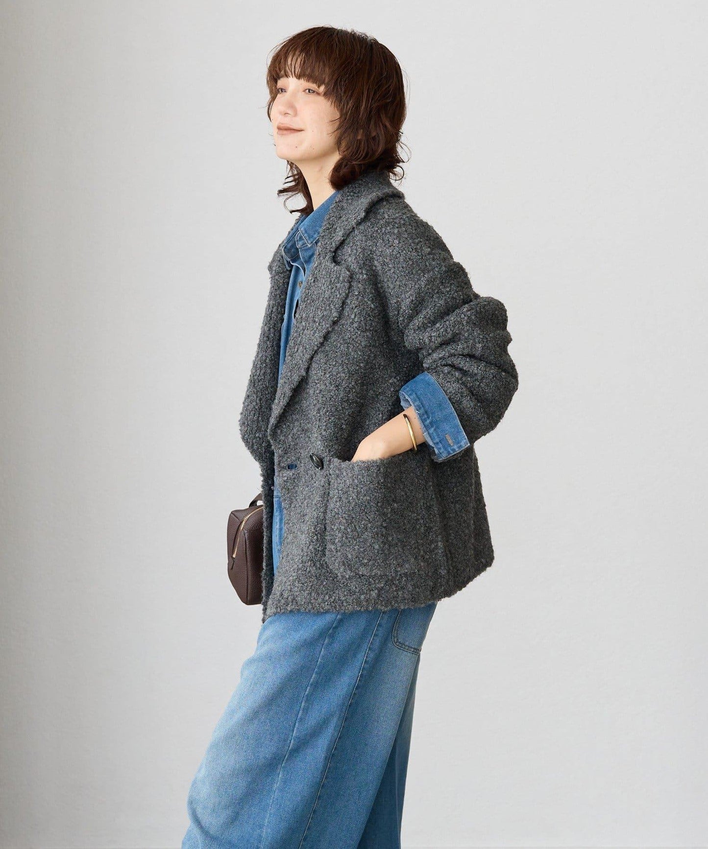 仿羊羔絨開衫/預計10月下旬發貨