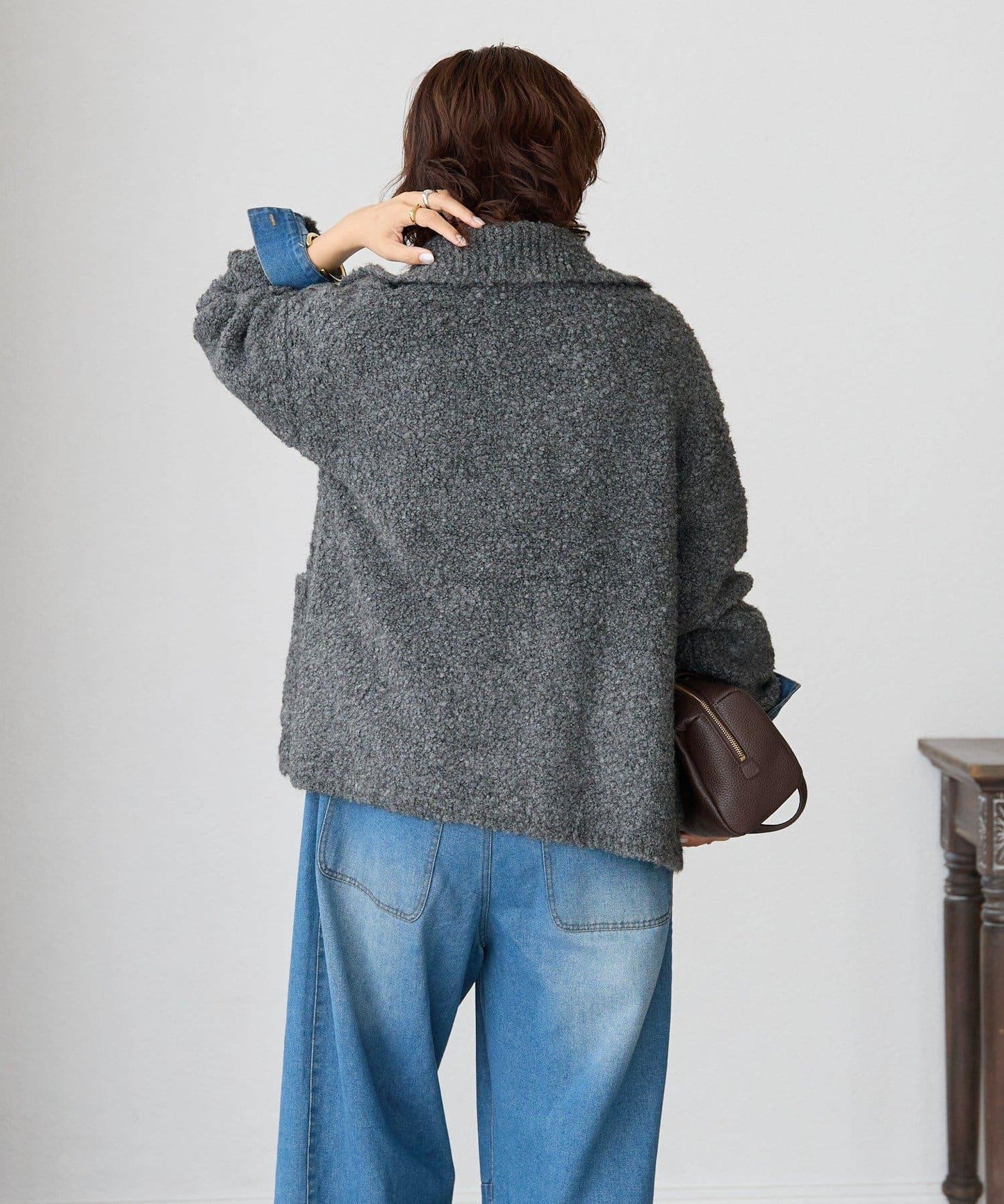 仿羊羔絨開衫/預計10月下旬發貨