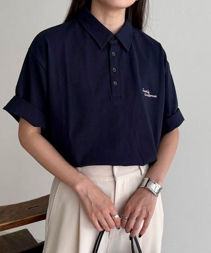 五分袖POLO衫