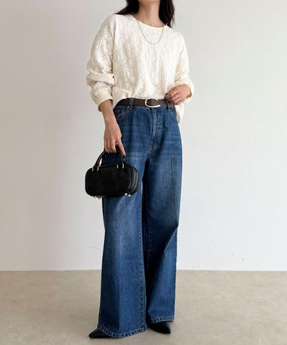 【人氣爆款！春季即刻售罄單品】彈力蕾絲套頭衫