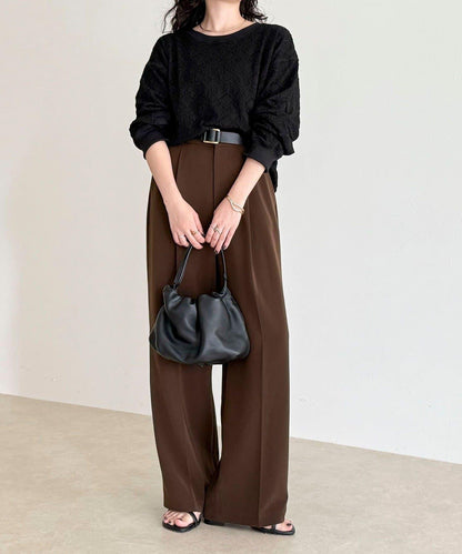 【人氣爆款！春季即刻售罄單品】彈力蕾絲套頭衫