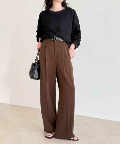 【人氣爆款！春季即刻售罄單品】彈力蕾絲套頭衫