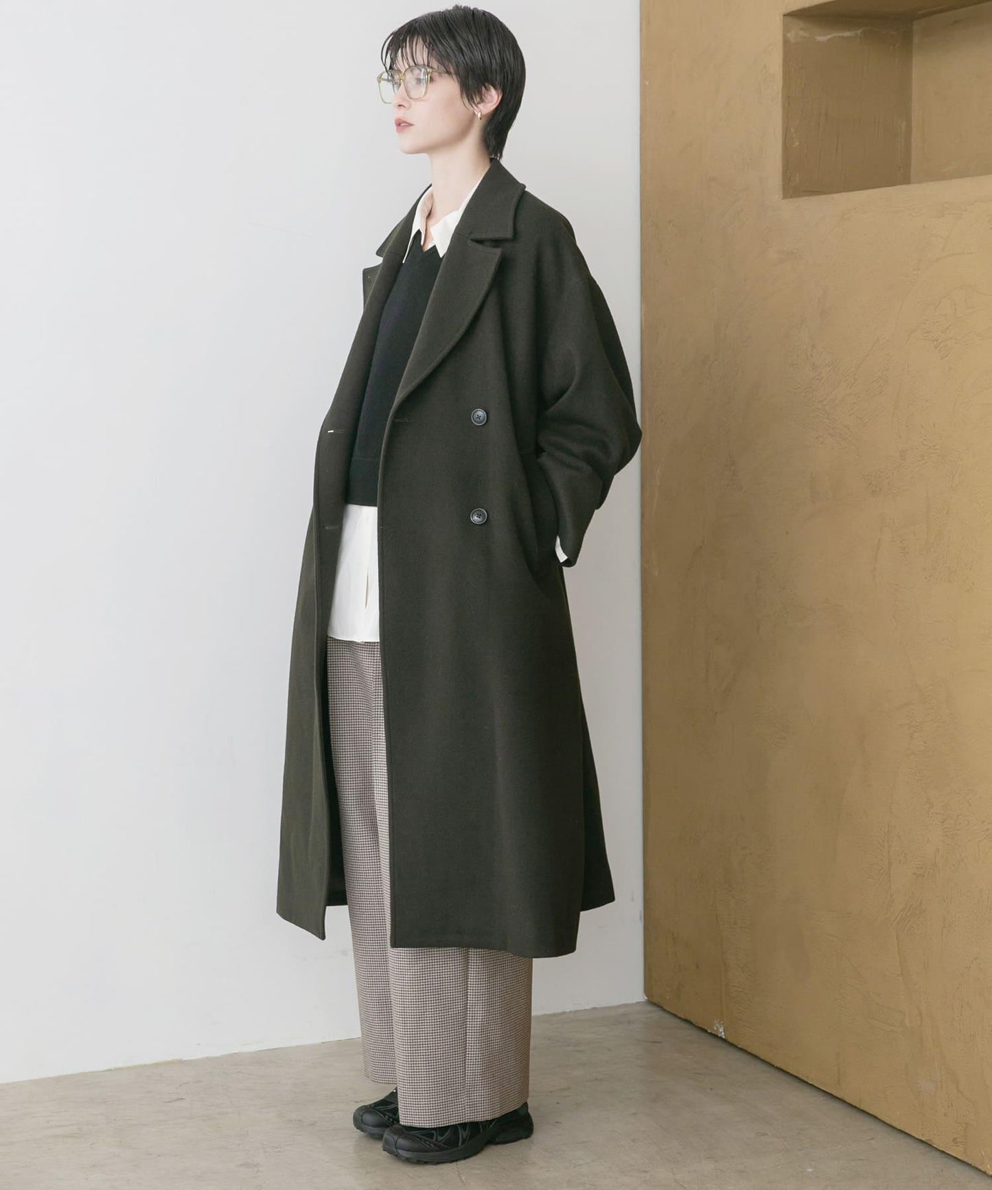 Super 140羊毛切斯特大衣