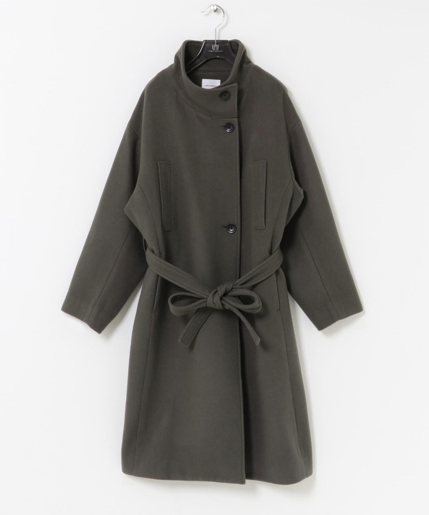 Super 100羊毛立領大衣