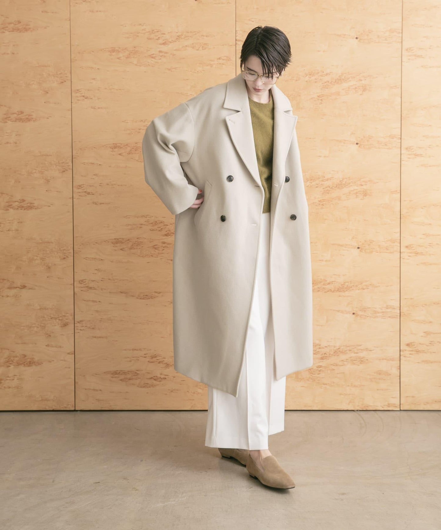 Super 140羊毛切斯特大衣