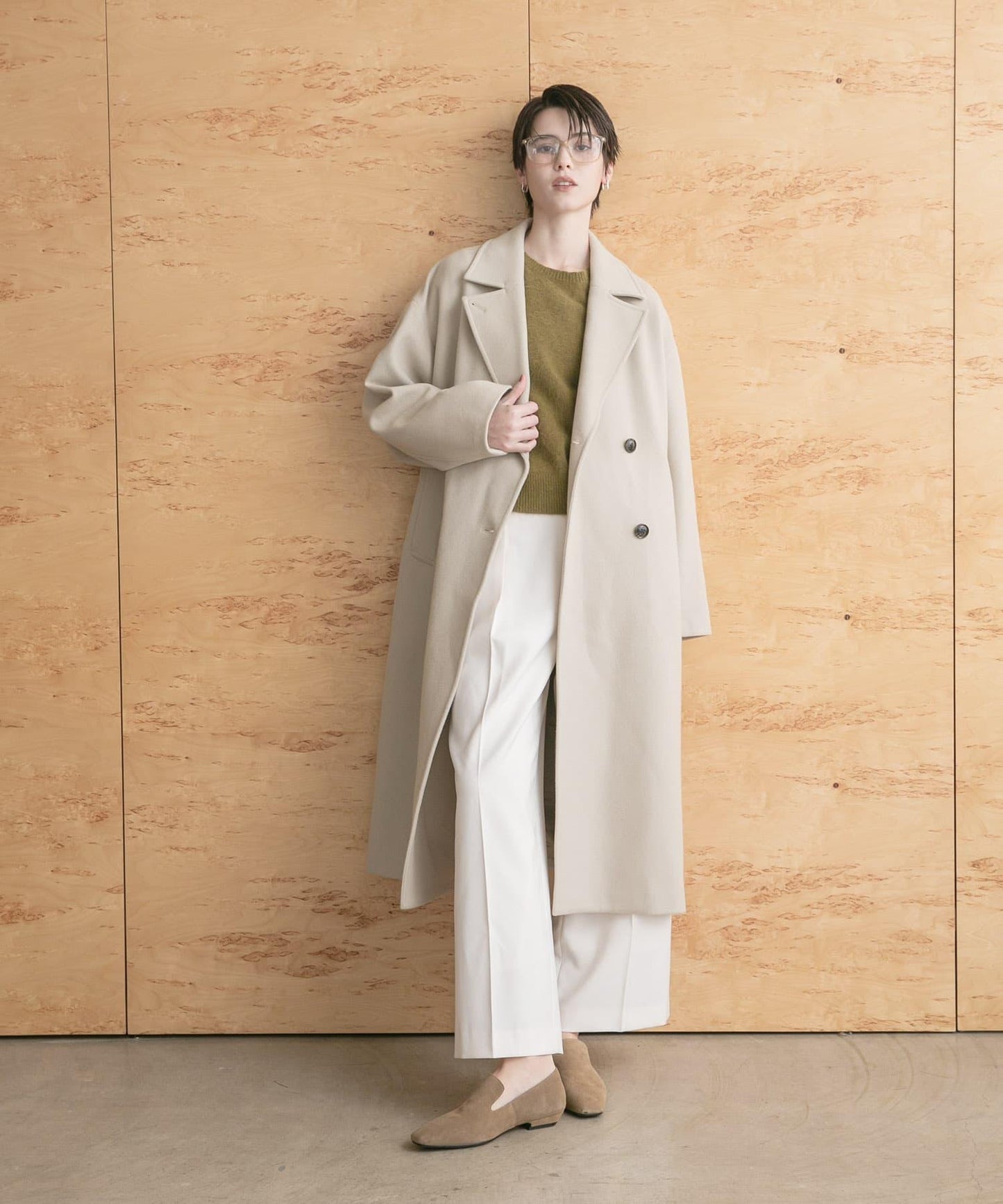 Super 140羊毛切斯特大衣