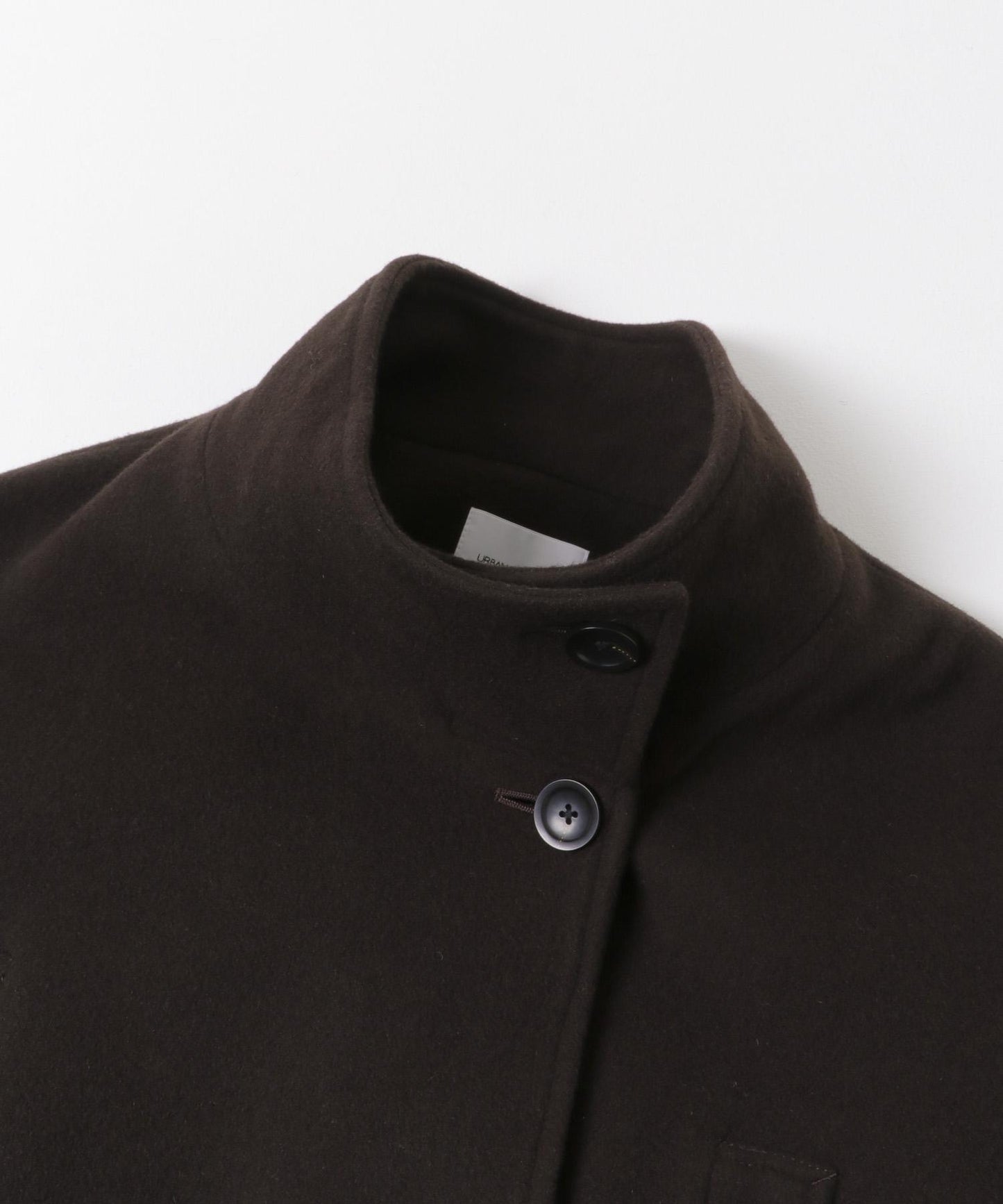 Super 100羊毛立領大衣