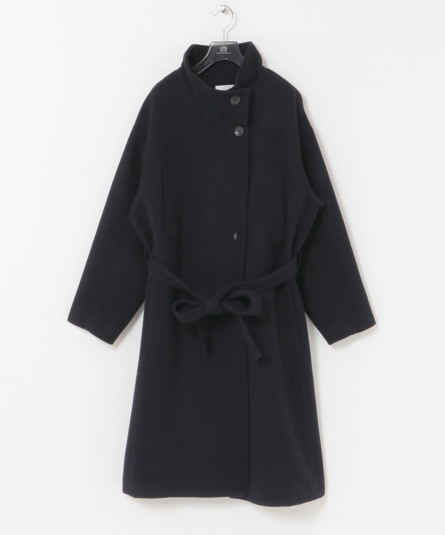 Super 100羊毛立領大衣