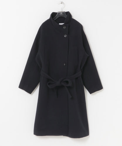 Super 100羊毛立領大衣