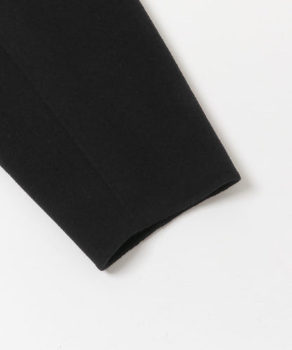 Super140羊毛單面翻領中長大衣