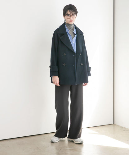 超級100羊毛混紡P大衣