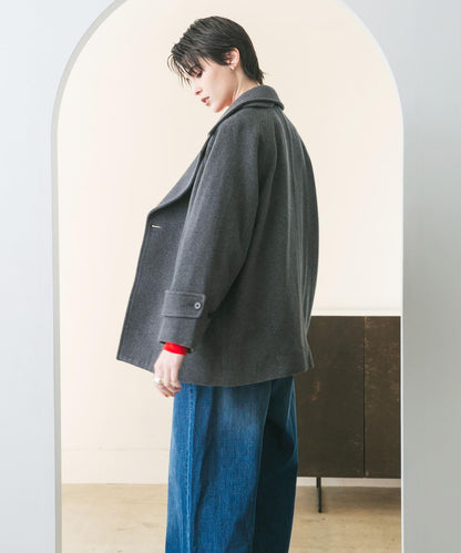 超級100羊毛混紡P大衣