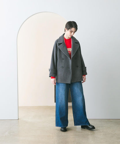 超級100羊毛混紡P大衣