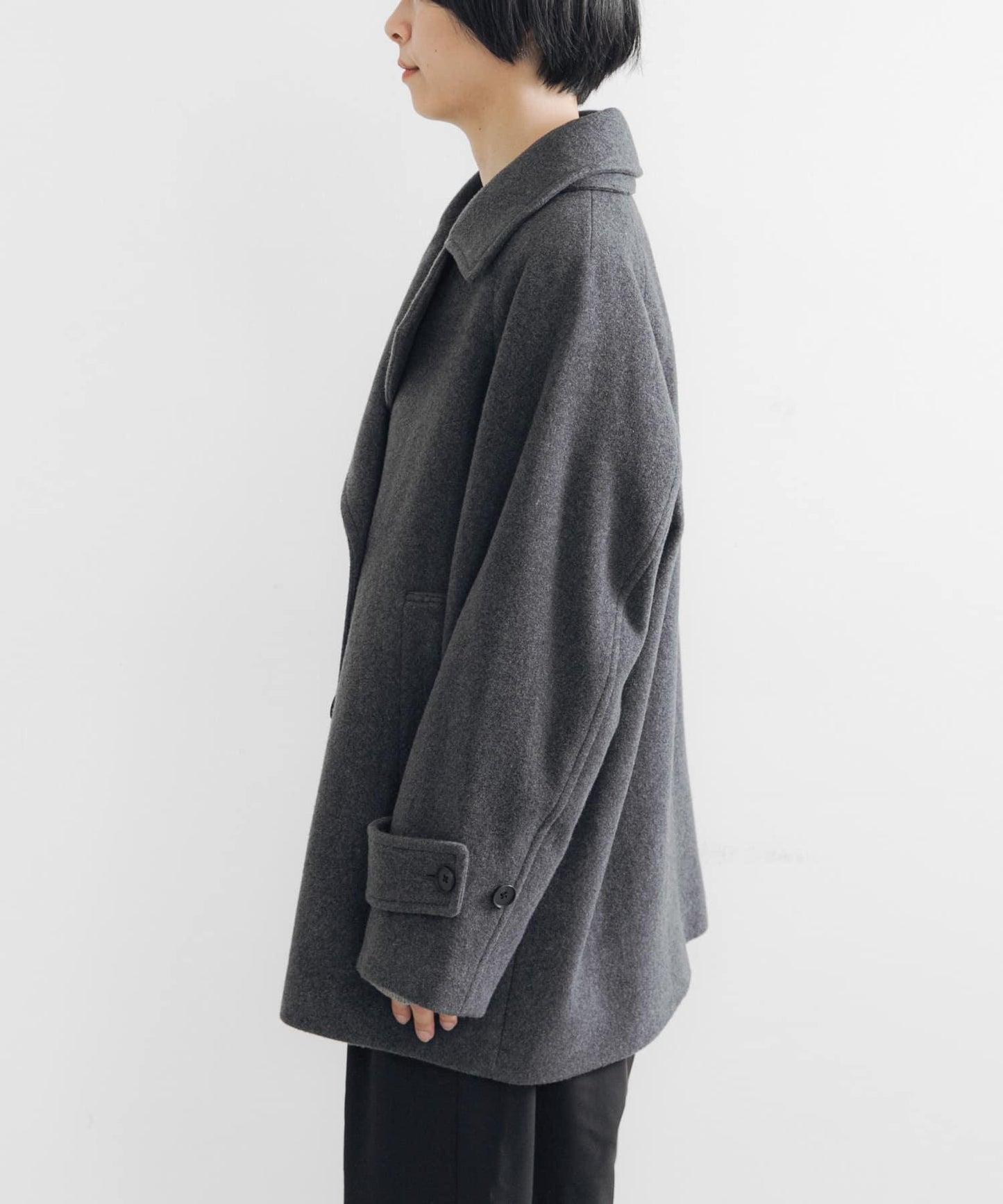 超級100羊毛混紡P大衣