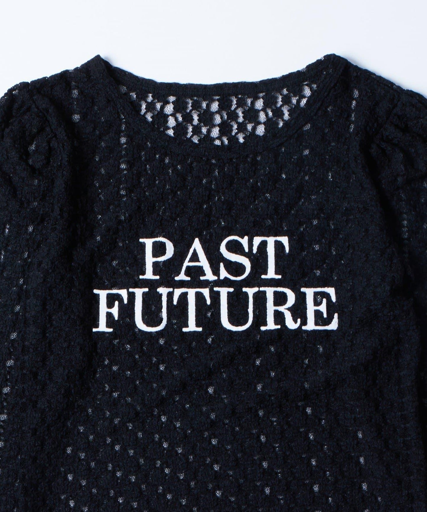 【WHO'S WHO gallery】蕾絲標誌長袖T恤