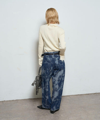 【WHO'S WHO gallery】多款圖案低腰牛仔褲