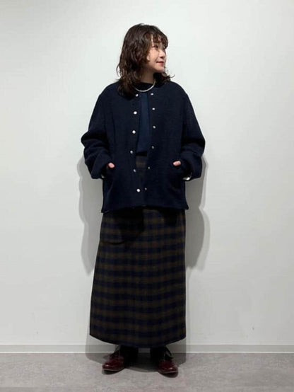 菊池亜希子×LEE×hw 雙面圍裹半身裙