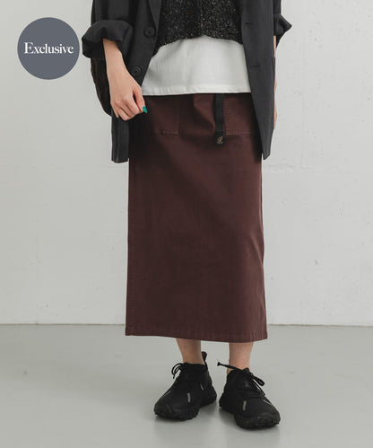 「特別訂製」GRAMICCI 彈力斜紋半身裙