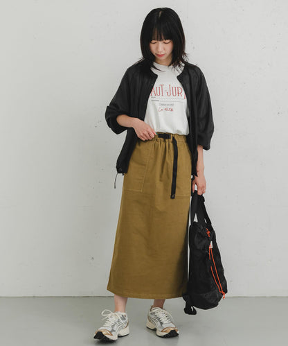 「特別訂製」GRAMICCI 彈力斜紋半身裙