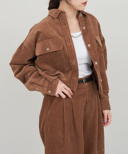燈芯絨襯衫
