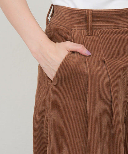 【SHENERY】燈芯絨寬腿褲