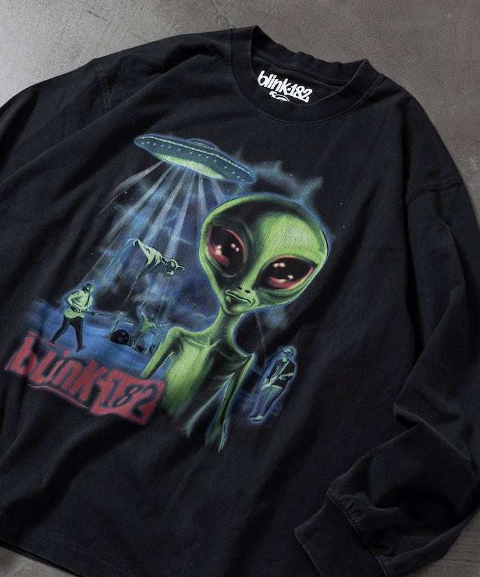 BLINK182印花長袖T恤