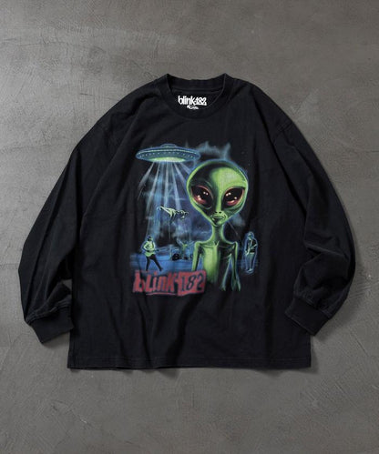 BLINK182印花長袖T恤