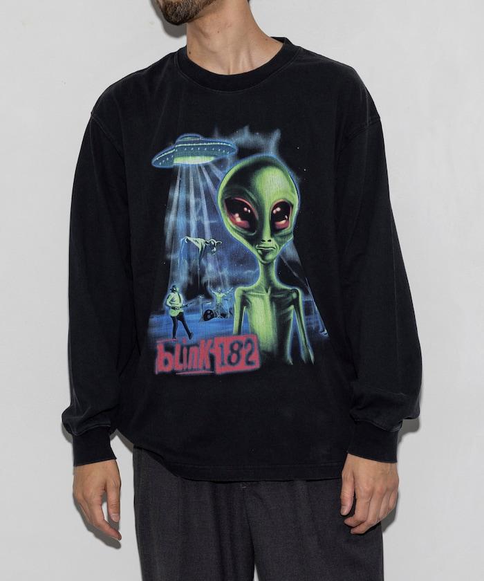 BLINK182印花長袖T恤