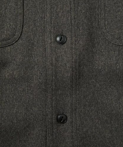LANATEC WOOLY 寬鬆無領襯衫