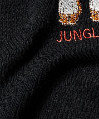 寬鬆版型 單點刺繡 圓領衛衣 / TIGER GHOST